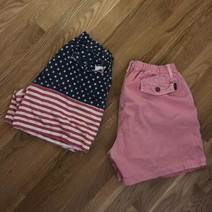 Two Pairs of Chubbies Original Shorts
